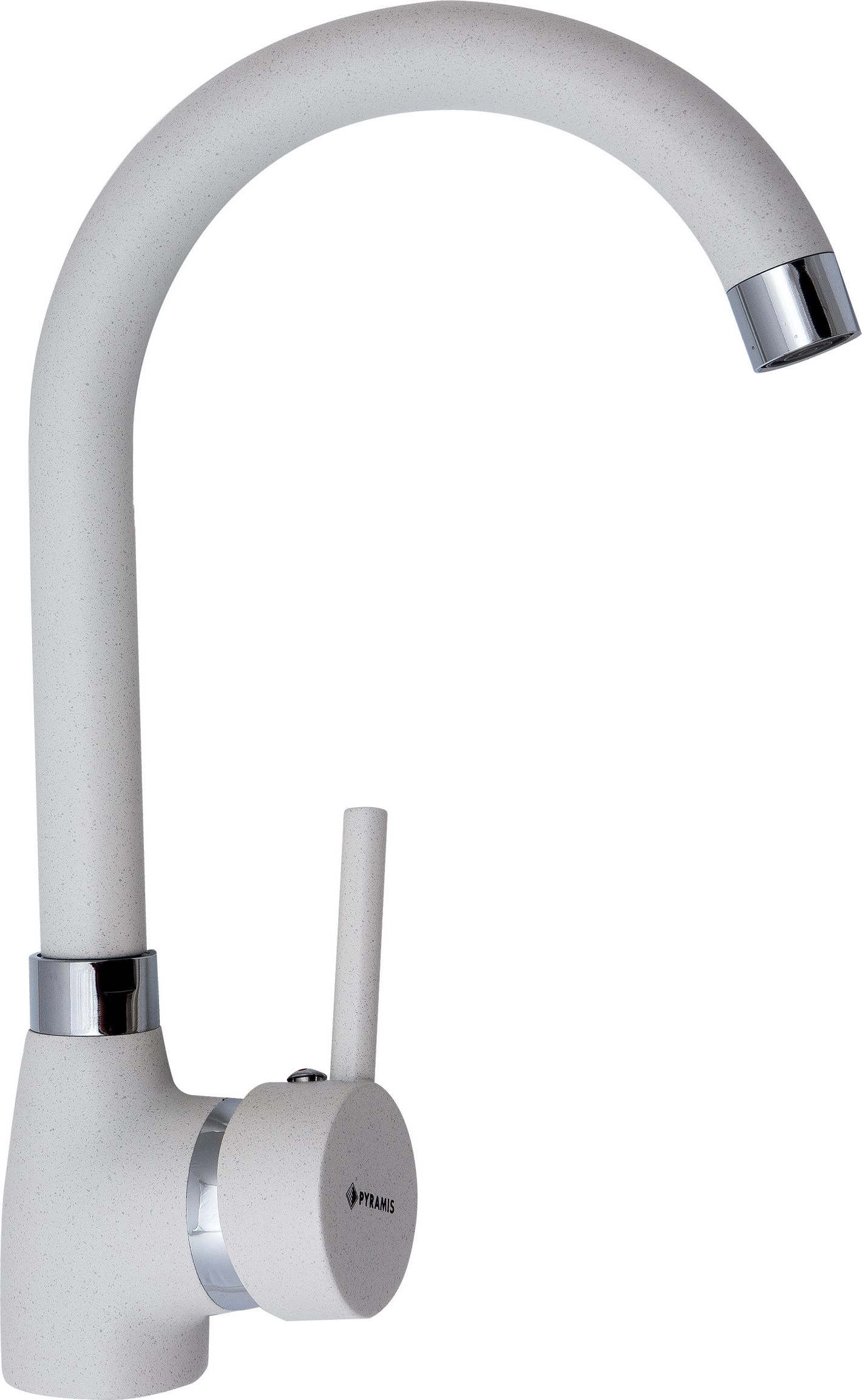 PYRAMIS BELLO granite faucet polar white