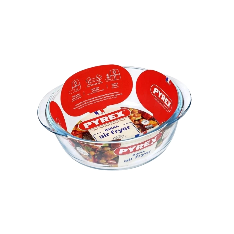 Glass container for air fryers Ø18cm/1L