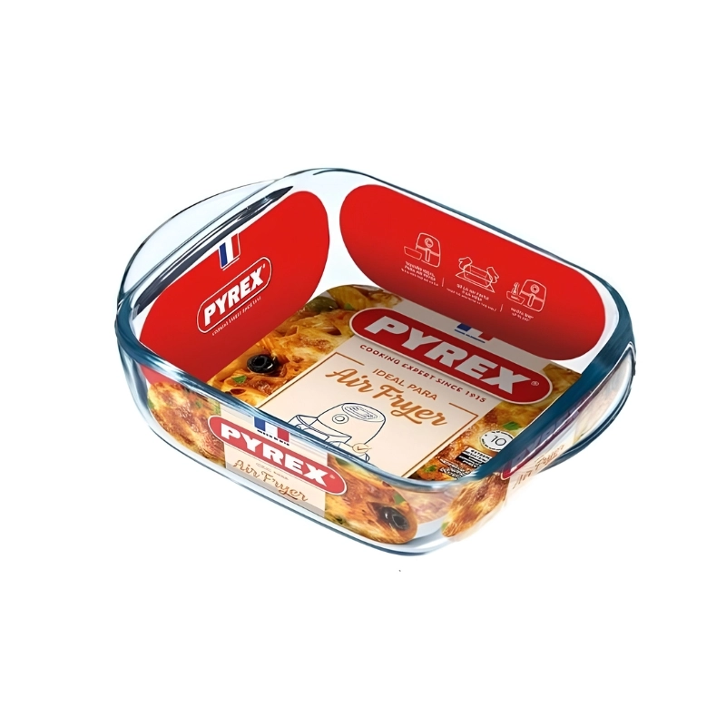 Glass container for air fryers 20x17cm/1L