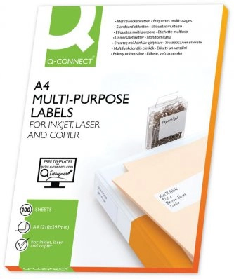 Q-CONNECT KF10642 printer label White PBSX0126