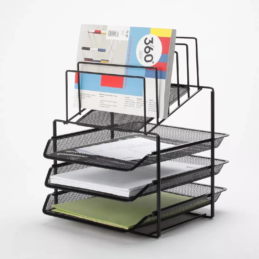 Q-CONNECT KF17296 desk tray/organizer Black KF17296