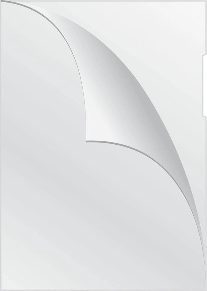 Q-Connect L-type cover  PP  A4  crystal