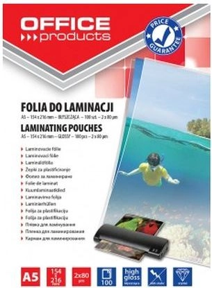 Q-Connect Folia do laminowania A5 bĹ‚yszczÄ…ca