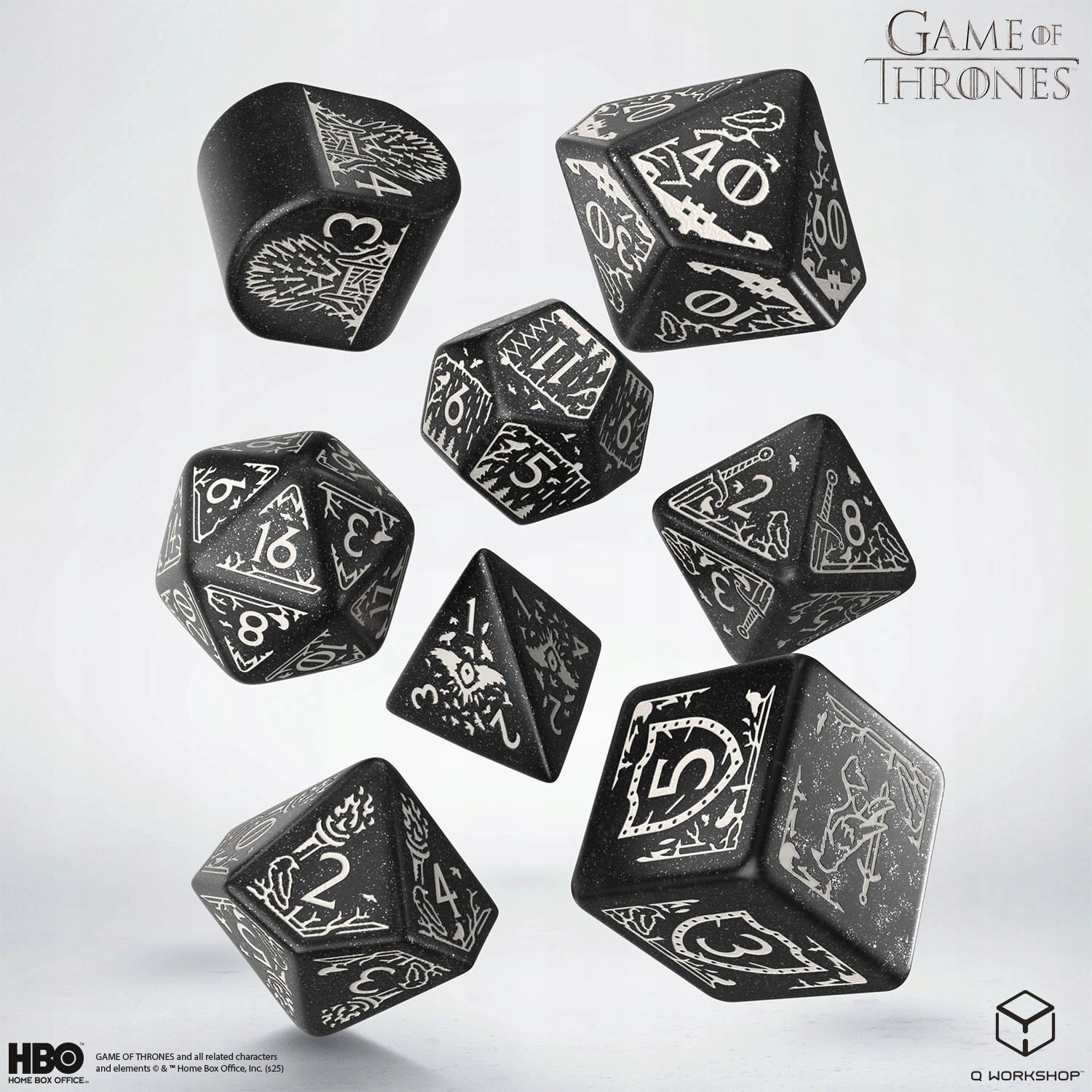 Q-Workshop Dice Set: Game of Thrones