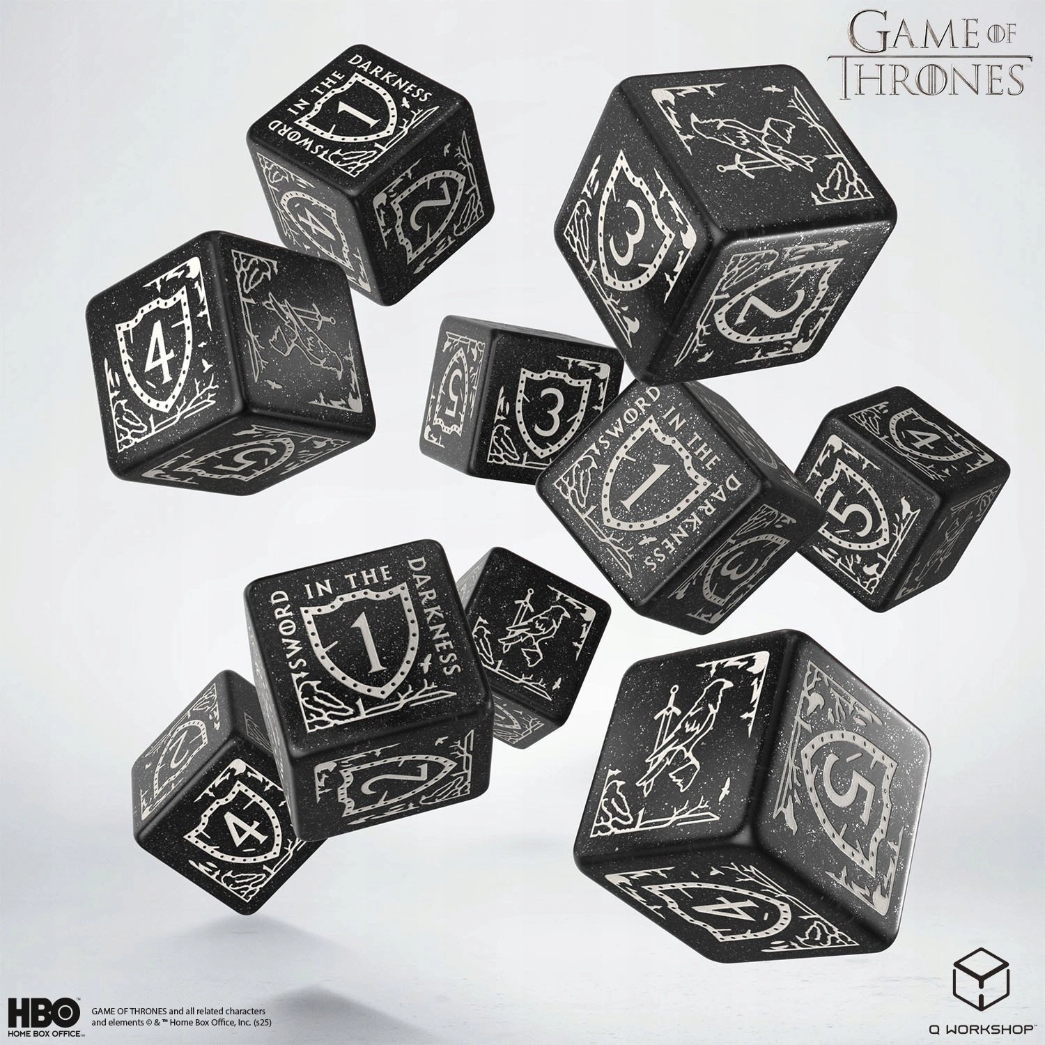 Q-Workshop D6 dice set: Game of