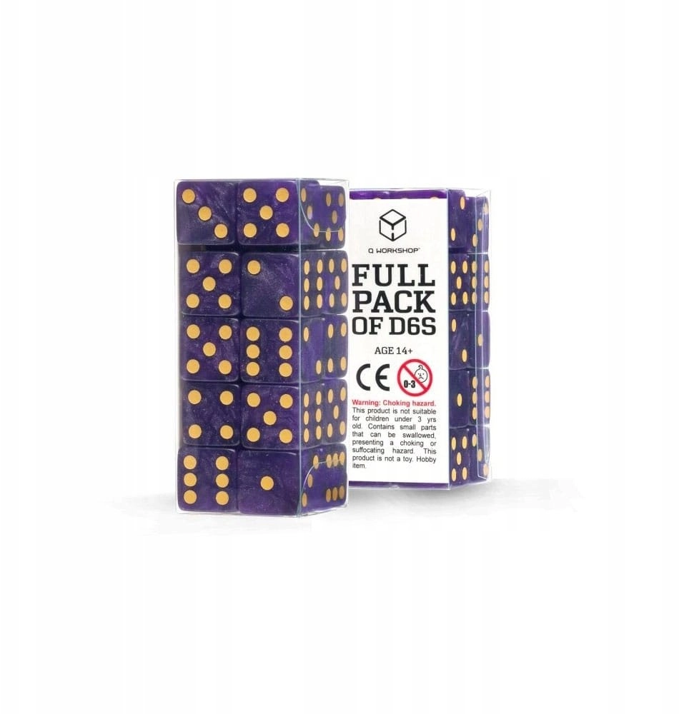 Q-Workshop Full Case of D6 Dice:
