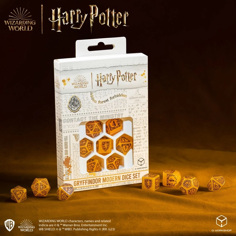 Q-workshop Harry Potter. Gryffindor Modern Dice