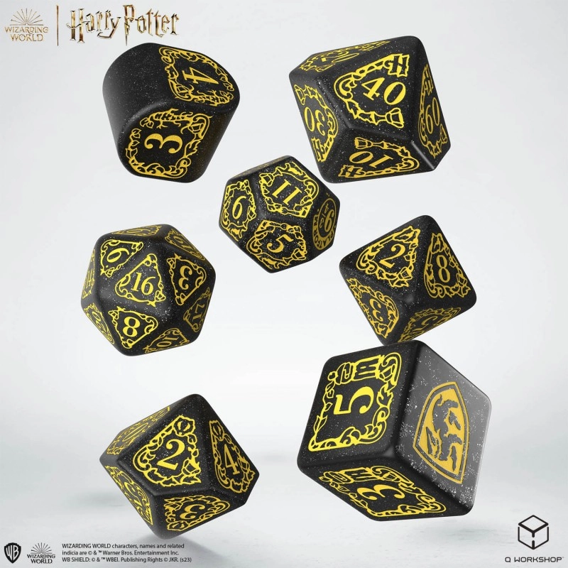 Q-workshop Harry Potter. Hufflepuff Modern Dice