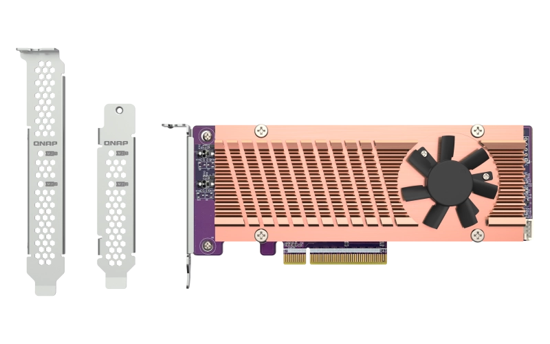 QNAP QM2-2P-384A interface cards/adapter Internal M
