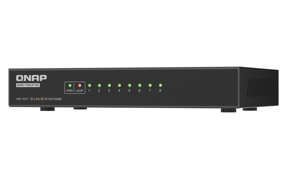 QNAP QSW-1108-8T-R2 network switch Unmanaged 2