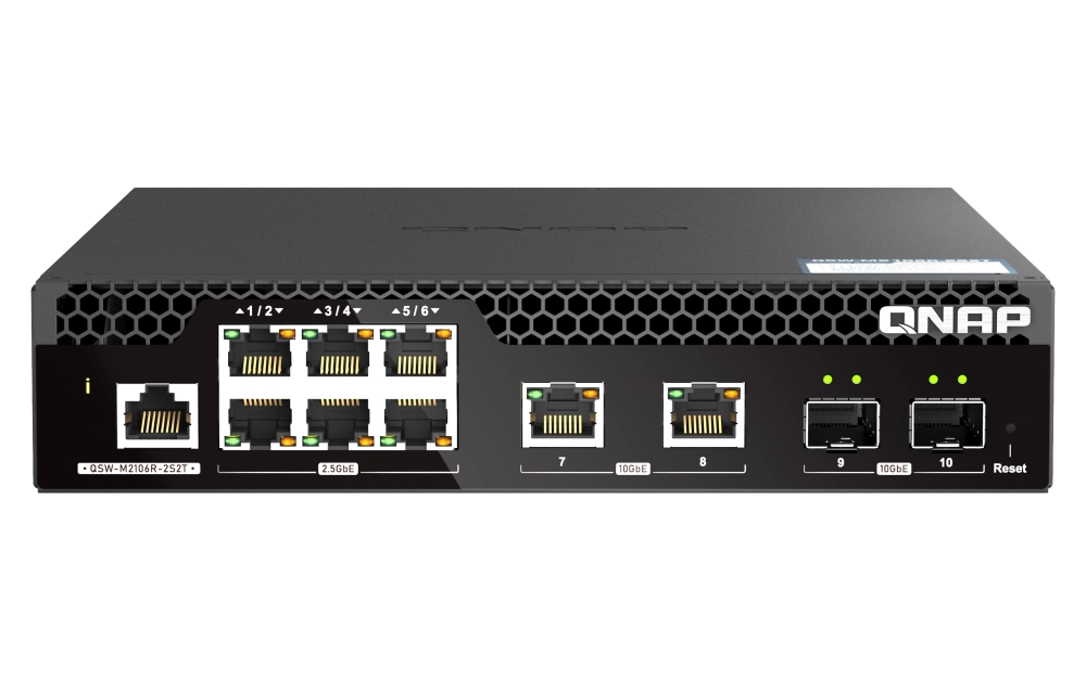 QNAP QSW-M2106R-2S2T network switch Managed L2