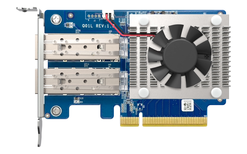 QNAP Dual-port  10GbE SFP+ network expansion