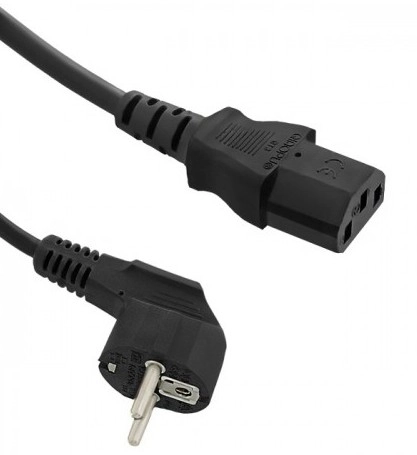 Qoltec 50549 power cable Black 1