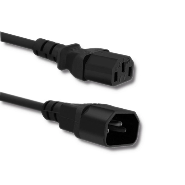 Qoltec 53896 power cable Black 1