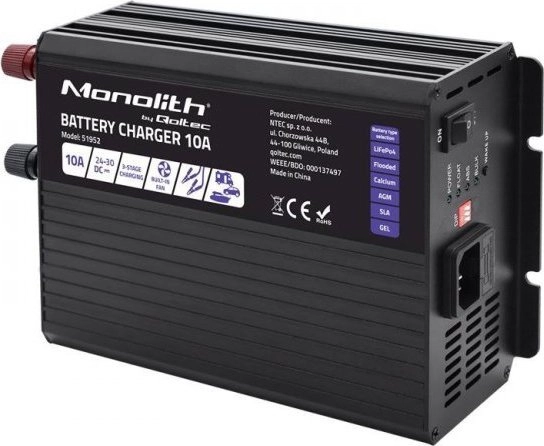 Qoltec Inteligentna ładowarka Monolith do akumulatorów