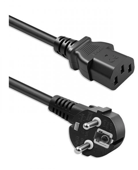 Qoltec Kabel zasilający SCHUKO  IEC C13