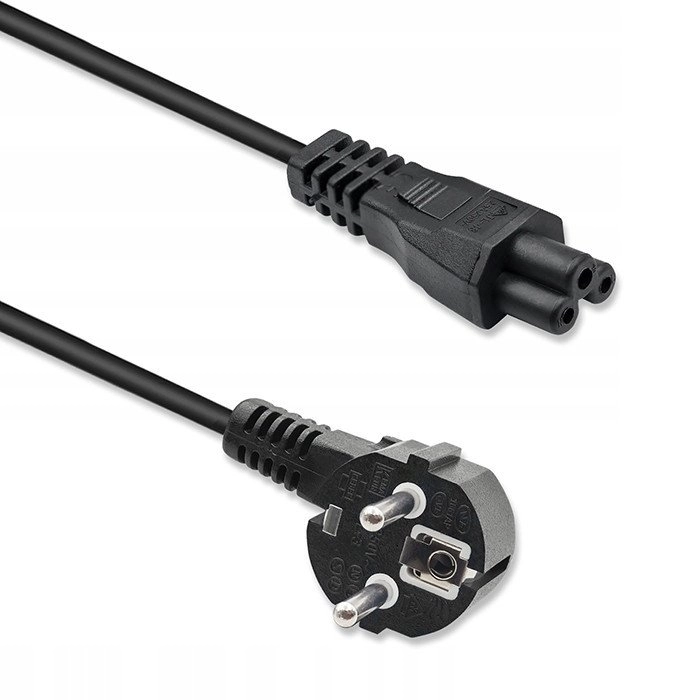 Qoltec Kabel zasilający kątowy SCHUKO  IEC