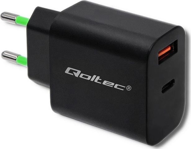 Qoltec 18W  5-12V  1.5-3A  USB
