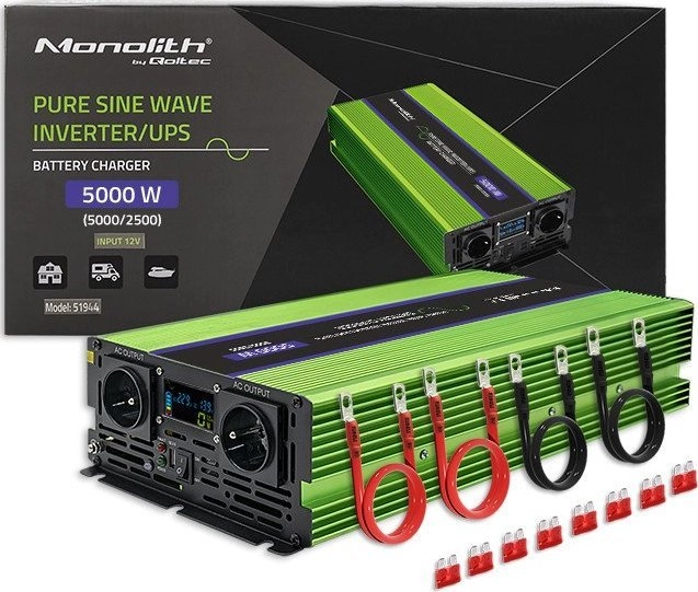 Qoltec Monolith power adapter/inverter Auto 5000