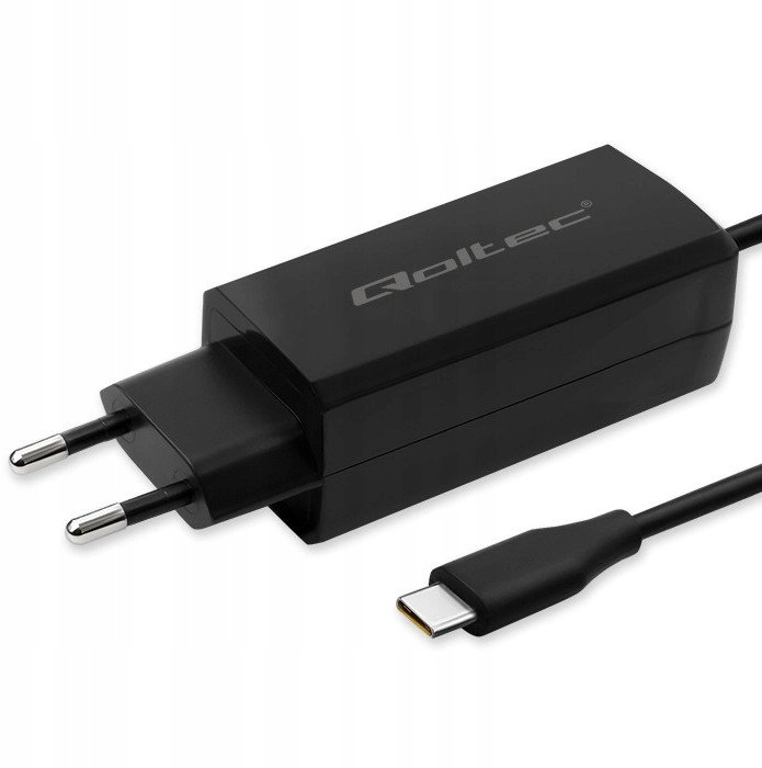 Qoltec Ładowarka sieciowa 65W GaN Super