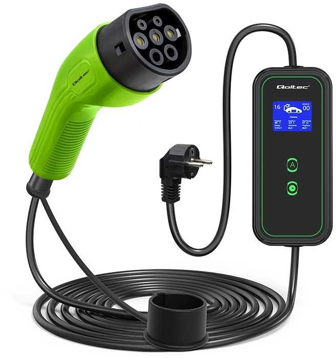 Qoltec Mobile charger for EV cars