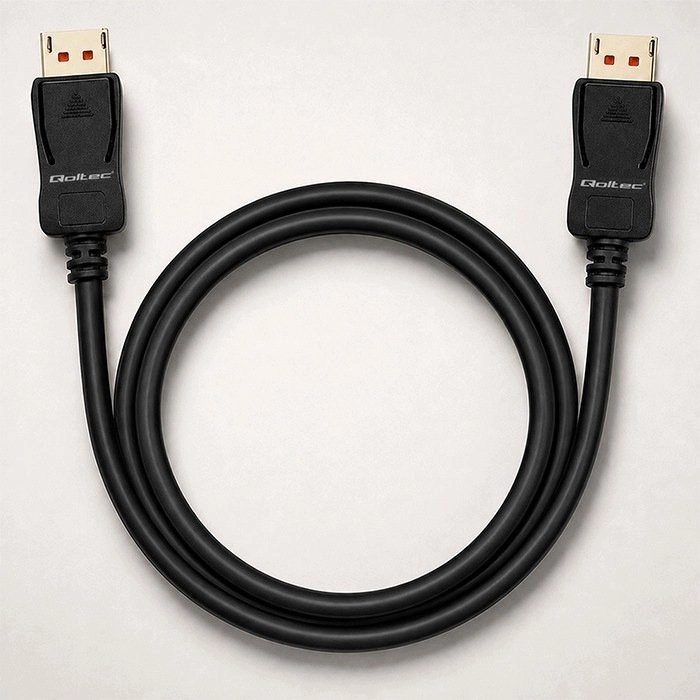 Qoltec Kabel DisplayPort v2.1 męski