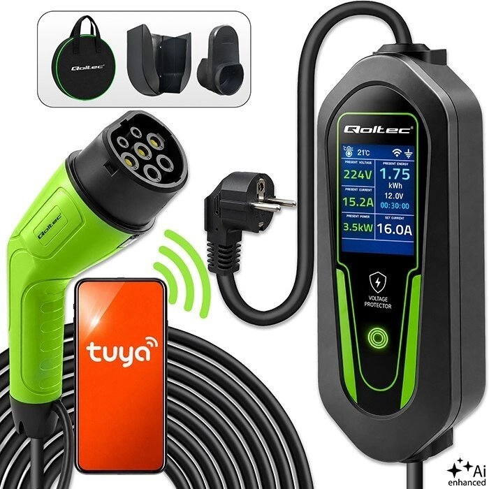 Qoltec Ładowarka do samochodu elektrycznego EV