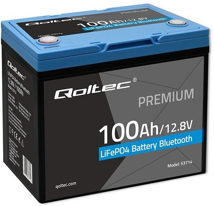 Qoltec Akumulator LiFePO4 Litowo-Żelazowo-Fosforanowy 12.8V