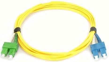 Qoltec Patchcord SC/APC - SC/UPC simplex