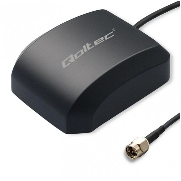 Qoltec Mobilna Antena GPS z podstawą