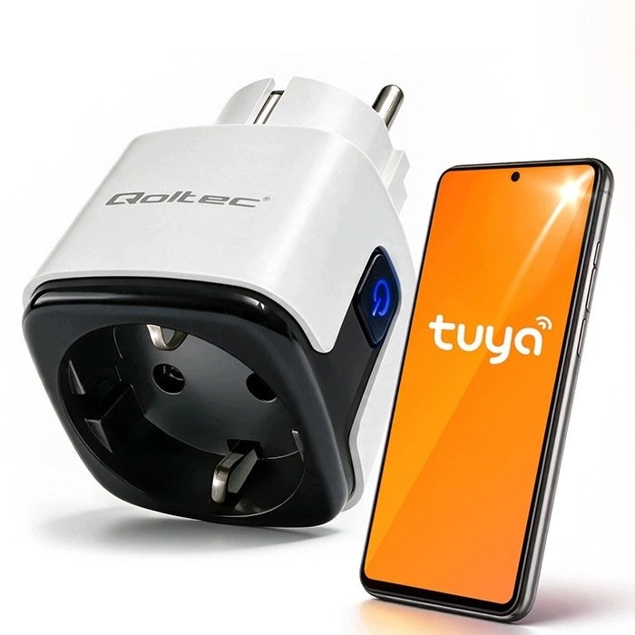 Qoltec Inteligentne gniazdko Wi-Fi 16A  Timer
