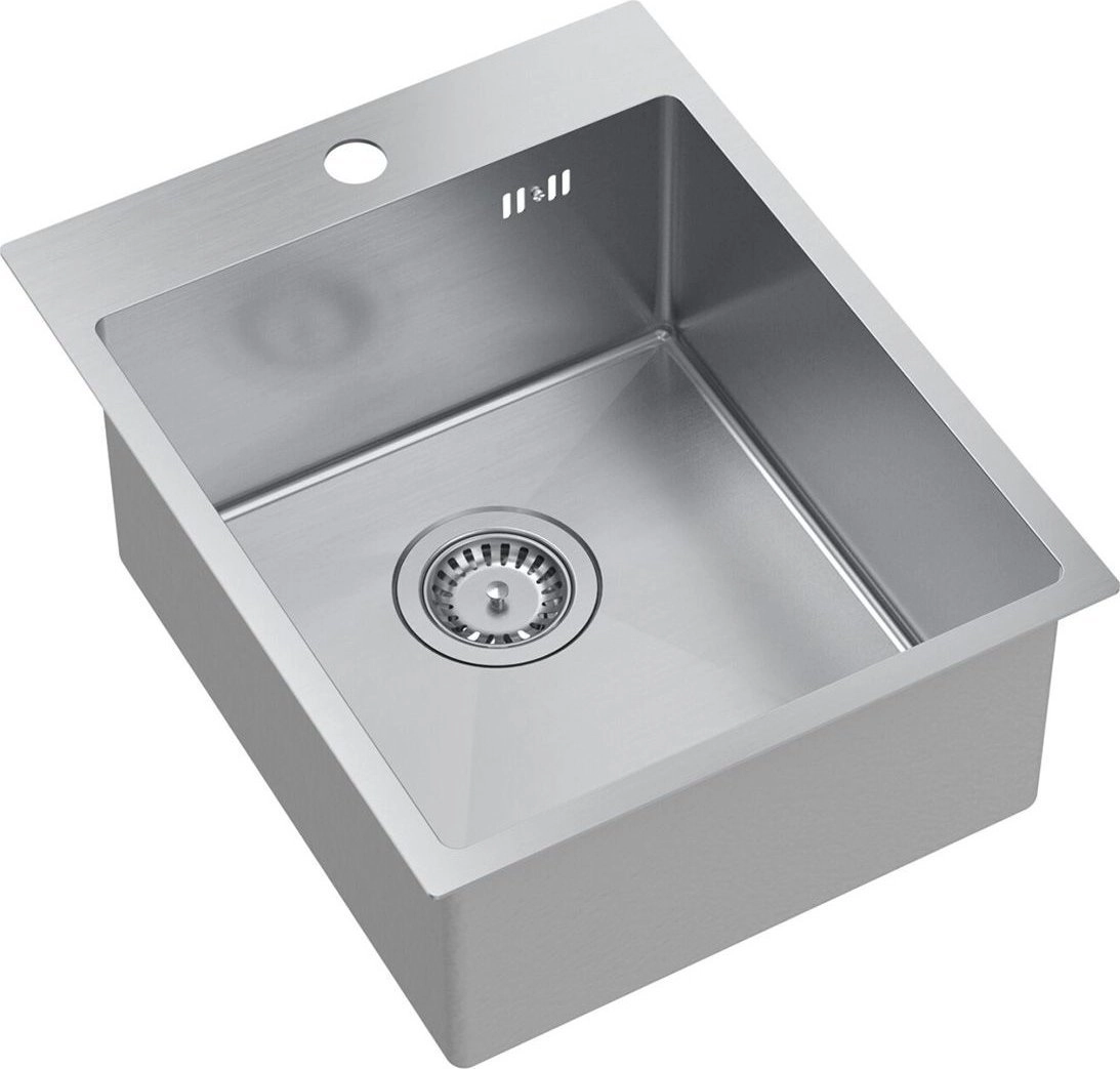 Quadron sink. RUSSEL 90 steel sink