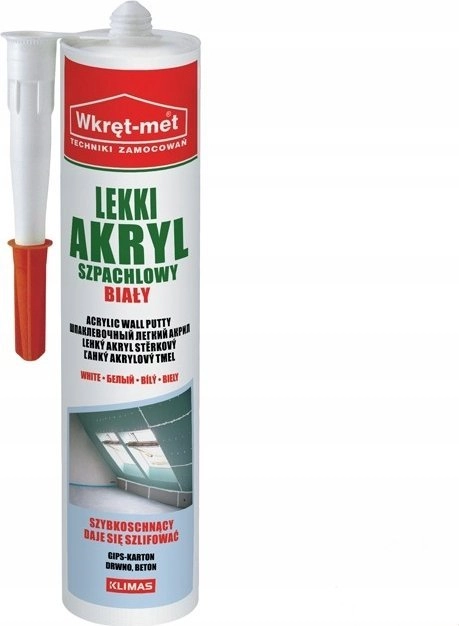 AKRYL SZPACHLOWY LEKKI UAL-310 KARTUSZ 310nbsp