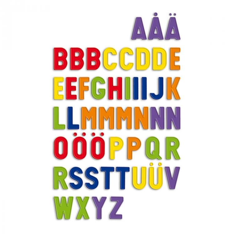 Quercetti Large magnetic letters 48 elements
