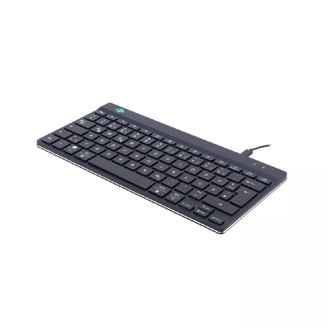 R-Go Tools RGOCODEWDBL tastatūra USB QWERTZ Vācu Melns