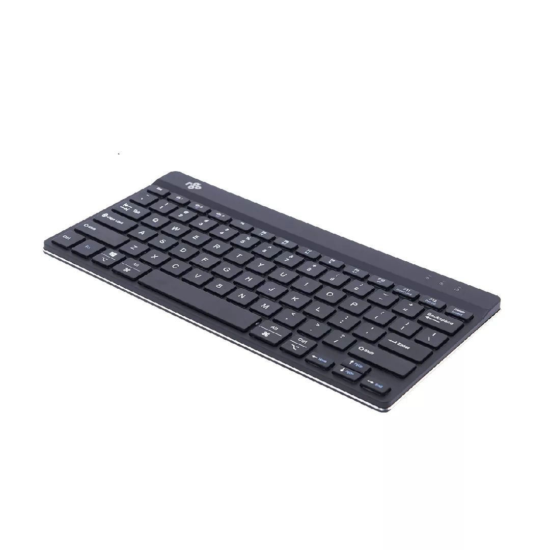 R-Go Tools Ergonomiska tastatūra R-Go Compact Break, kompakta tastatūra ar lūzuma programmatūru, QWERTY (ASV), Bluetooth, melna
