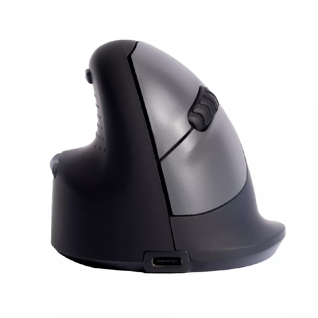 Mouse HE ergonomic mouse left Bluetooth large black/silve