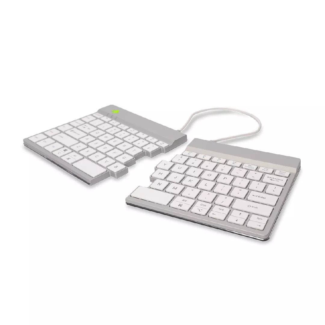 R-Go Tools RGOSBUSWLWH tastatūra Birojs Bluetooth sistēma QWERTY Ziemeļvalstu Balts