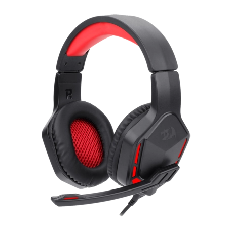 REDRAGON H220-LED austiņas/austiņas Wired Head-band Gaming USB Type-A Black, Red
