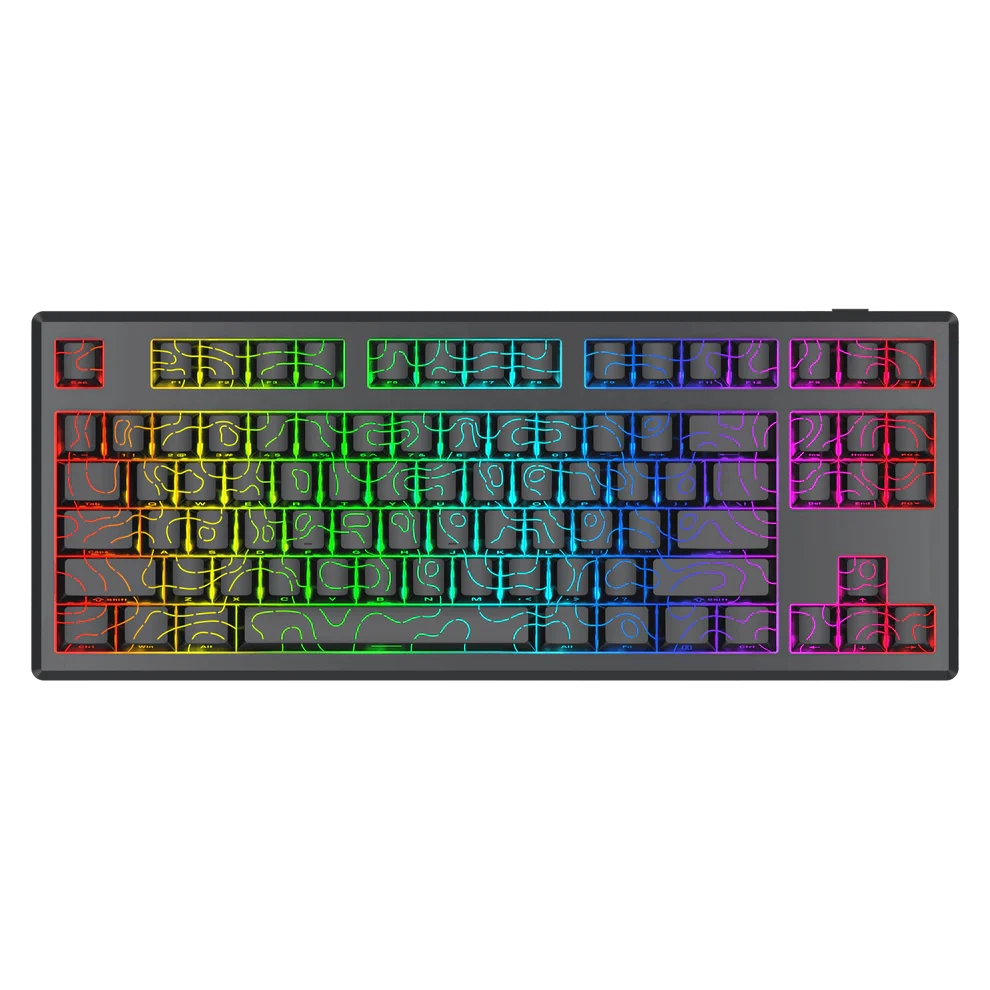 REDRAGON K737B-RGB-PRO URANUS PRO tastatūra USB + RF Wireless + Bluetooth Melns