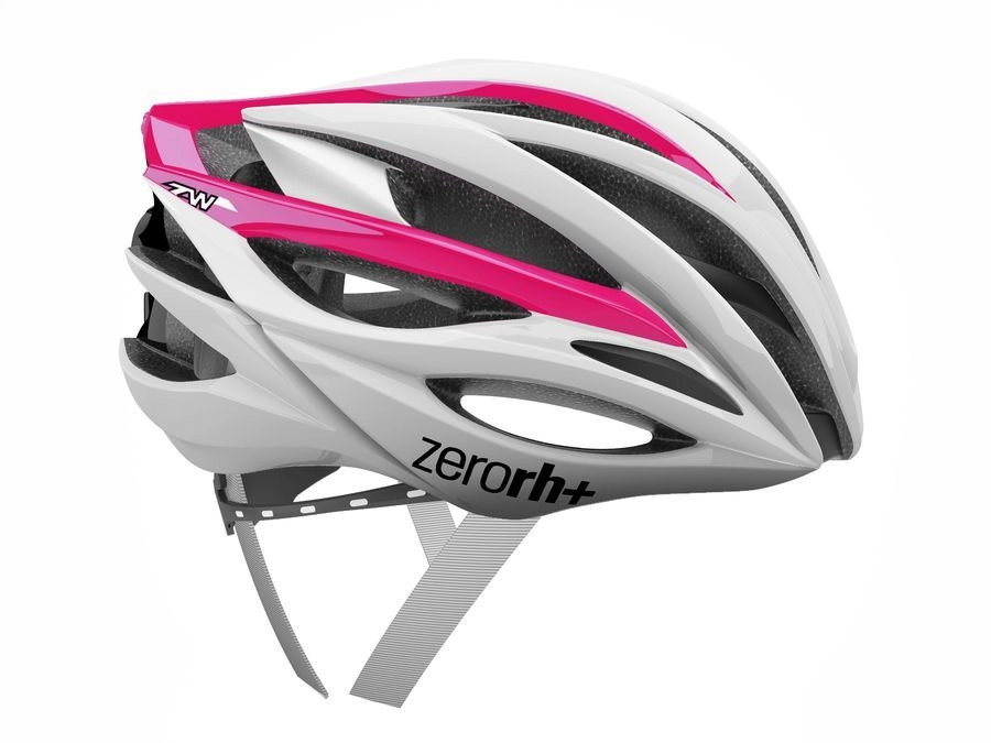 RH+ ZW bicycle helmet ShinyWhite-ShinyPink EHX6050