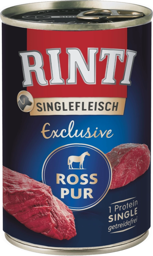 RINTI Singlefleisch Exclusive Horse Adult 400