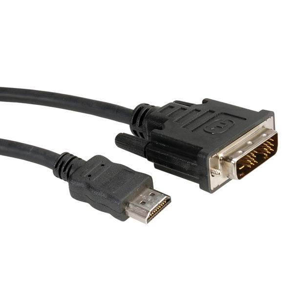 ROLINE DVI Cable  DVI (18+1) M