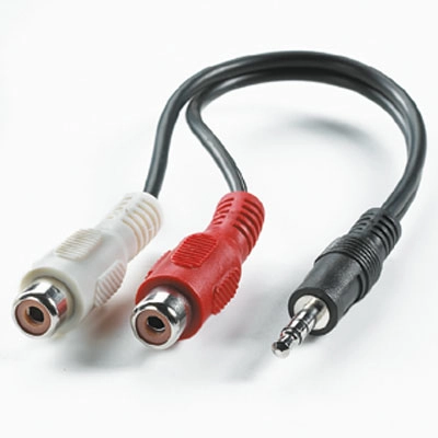ROLINE 3.5mm/2x RCA (F) Cable