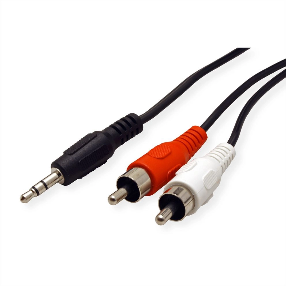 ROLINE 3.5mm/2x RCA (M) Cable