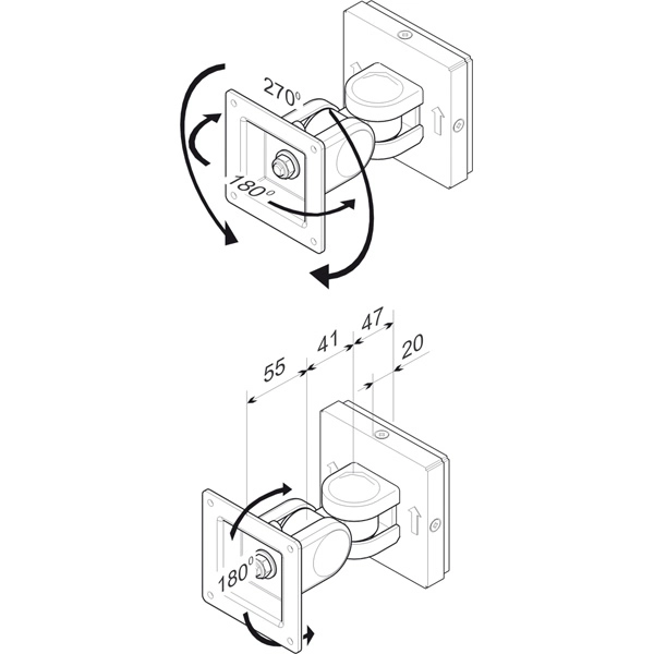 ROLINE LCD Monitor Wall Mount Kit