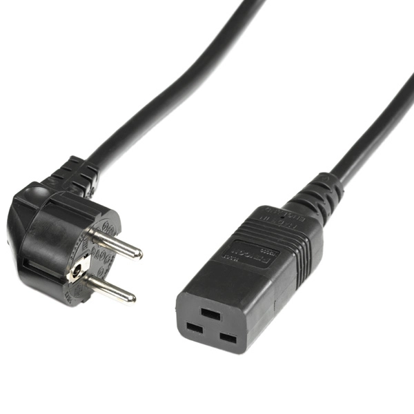 ROLINE Power Cord Schuko IEC320 -