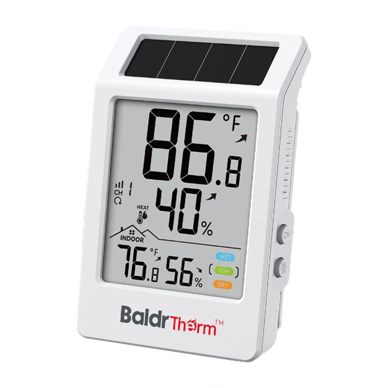 BALDRTHERM B0707 Solar-Powered Thermo-Hygrometer 087728 B0707