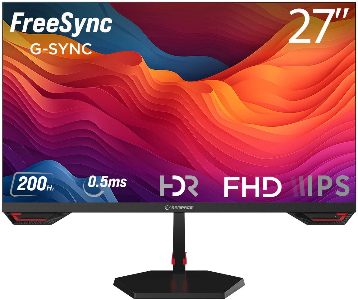Rampage Crimson Monitor gamingowy 27" FHD