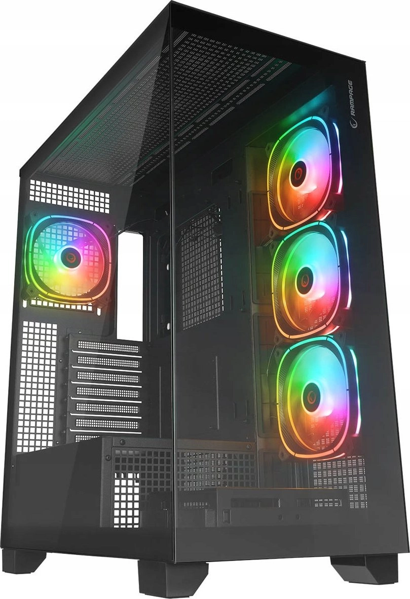 Rampage Hydra V1 ARGB case black